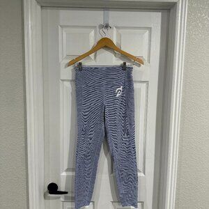 Peloton Women's Purple Leggings Size M | EUC | Yoga Exercise Workout Gear